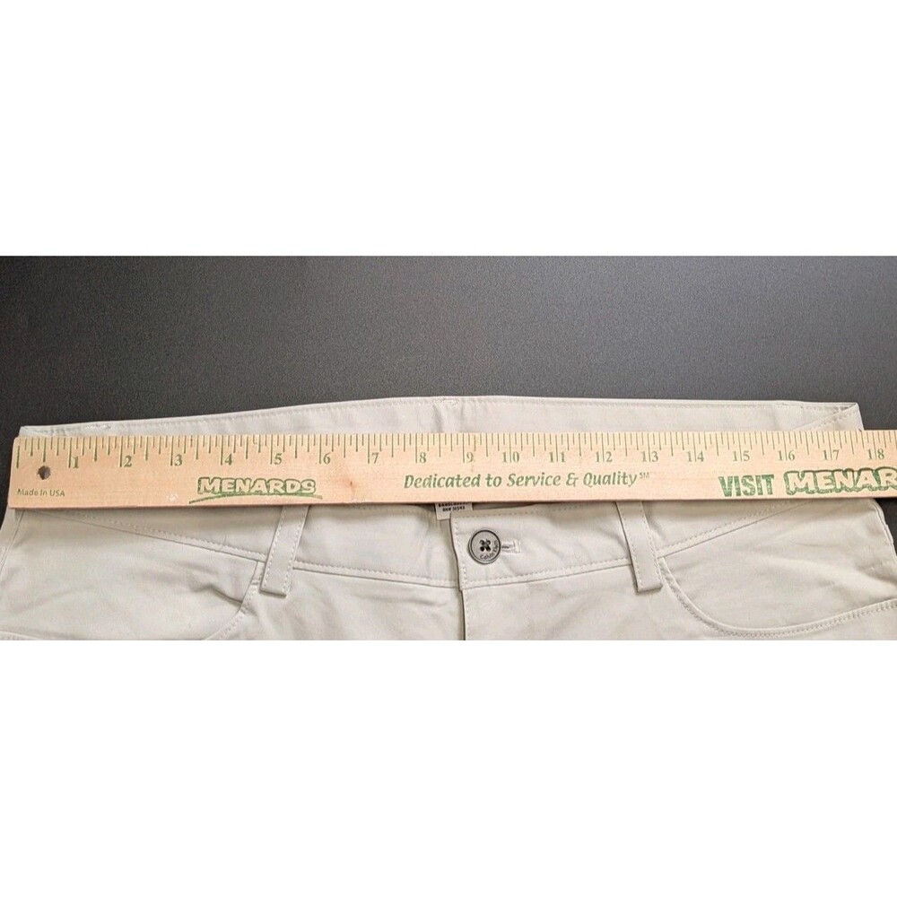 Calvin Klein Slim Fit Tech Chino Pants Men's 34/32 Light Bone Beige - Picture 8 of 12